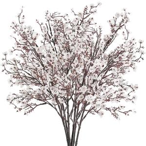 AILANDA Babys Breath Artificial Flowers 6 Bundles White Fake Silk Flowers Faux Gypsophila Bouquets Real Touch Fake Flowers Bulk for Home Decor DIY Wedding Party Table Centerpieces Decor