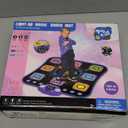 Dance Mat Toys for 3-12 Year Old Girls - Light Up 8 Buttons Dance Mat for Kids Age 4-8 Bluetooth Dance Pad - Kids Toy 8-12 Year Old, Birthday for 3 4 5 6 7 8 9 10+ Year Old Boys Kids (Black)