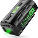 Energup 40V OP4040 6.0Ah Replace for Ryobi 40V Battery, for 40Volt Power Tools OP4015 OP4026 OP40261 OP4030 OP4040 OP40401 OP4050 OP4060A RY40200 RY40403 RY40204 for 40Volt Ryobi Lithium Battery