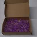 50 Pieces 2.75 Inch Baby Pacifier Baby Shower Plastic Pacifier for Baby Shower Pacifier, Baby Shower Gender Show Party Decoration DIY Baby Shower Birthday Party Gift (Purple)