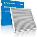 PHILTOP Premium Cabin Air Filter, Replacement for CF10134, Accord, Ridgeline, Civic, Pilot, Odyssey, CR-V, Passport, Crosstour, MDX, RDX, TSX, TL, RL, ILX, RLX, TLX, ZDX, Includes Activated Carbon