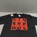 Cool Retro Grunge Vintage Look Liverpool Shirt Gift T-Shirt, Black, M