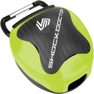 Shock Doctor Mouth Guard Case, Ventilated, Universal Storage for Mouthguard, Adult & Youth Sizes