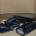 Solar Lights Outdoor Waterproof, 36 LEDs 1000LM Adjustable Solar Spot Lights Outdoor, 2-in-1 Solar Powered Spotlight Landscape Lighting for Garden, Yard, Pathway- 2 Pack (Cool White)