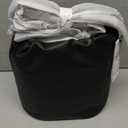 DKNY Channing Drawstring Bucket Bag (One Size, Black/Silver)