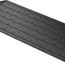 BESEA 3" Rise Rubber Threshold Ramp Wheelchair Ramp for Home Doorways 3.05 Feet Long 2200lbs Load Capacity Power Scooter Ramp (3 inch Rise)