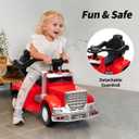 Outfunny 3-in-1 Ride on Push Car for Toddler 1-3 Years with Handle & Music, 14.17 inches x 34.65 inches x 34.25 inches