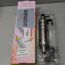 FANTEXY Dessert Decorating Syringe Set, Icing Piping Kit Stainless Steels Cake Decorating Tools 6 Piping Icing Nozzles Cupcake Decorating Kit (Silver)