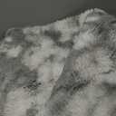 5x7 Shag Area Rugs for Bedroom, Indoor Shaggy Rugs for Living Room, Anti-Slip Fluffy Fuzzy Furry Plush Rugs for Kids Girls Room, Tie-Dyed Light Grey