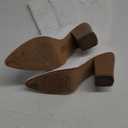 DREAM PAIRS Cowboy Boots For Women, Comfortable Pull On Zipper Chunky Heel Pointed Toe Embroidered Western Cowgirl Knee High Boots (8.5, White)