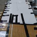 KPUY Frameless Shower Door, 55-60" W x 76" H Sliding Glass Shower Door, 1/4" (6mm) Thick Tempered Clear Glass with Explosion-Proof Film Nano Coating, Stainless Steel Hardware, Brushed Nickel