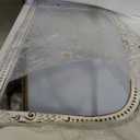 32x42 Inch Baroque Arched Mirror for Wall Decor, Wooden Decorative Mirrors