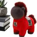 Chinese Plush Animal, – Stylish Traditional New Year Horse, Figure Doll Party Sofa, Bed Couch Desk Boys Girls | Party Sofa Bed Couch Desk Boys Girls Friends Collectors Girlfriend Premium