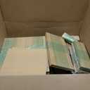 Urban Deco Fluted Nightstand with Charging Station, Mid Century Modern Nightstand, Wooden Side Table with 2 Fluted Drawers, End Table with Solid Wood Legs for Bedroom, 15.4 x 15.4 x 22.8 in (Natural)