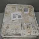 IOHOUZE Abstract Runner Rug 3x12 Ft Washable Runners for Hallways, Non Slip Kitchen Runner Printed Faux Wool Entryway Runner Indoor, Modern Abstract Floor Carpet for Hall Kitchen, Beige Brown (Gold/Yellow/Brown/Beige/White)