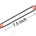 2 x 120 PCS(4mm) Black Elastics Hair Ties for All Hair Types, Pain-Free Hair Accessories for Women & Men,No Damage Hair Ponytail Holders Perfect for Long Lasting Braids, Ponytails and More