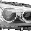 Right HID Xenon Headlight Compatible with BMW 5 Series 535i 528i 550i M5 ActiveHybrid 5 F10 2014-2016 AFS Adaptive Headlights Need Faultless or New Programmed Original TMS Module (US Version)