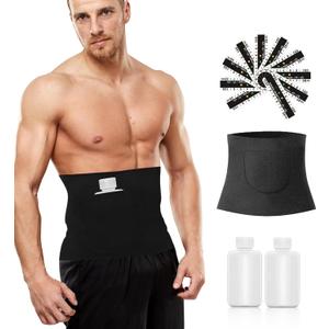 Urine Test Complete Kit - 3.3oz Translucent Empty Bottle, with Lining Pocket Belt,Temperature Strips, Urine Test Practice Kit at Home,Hospital (Large)