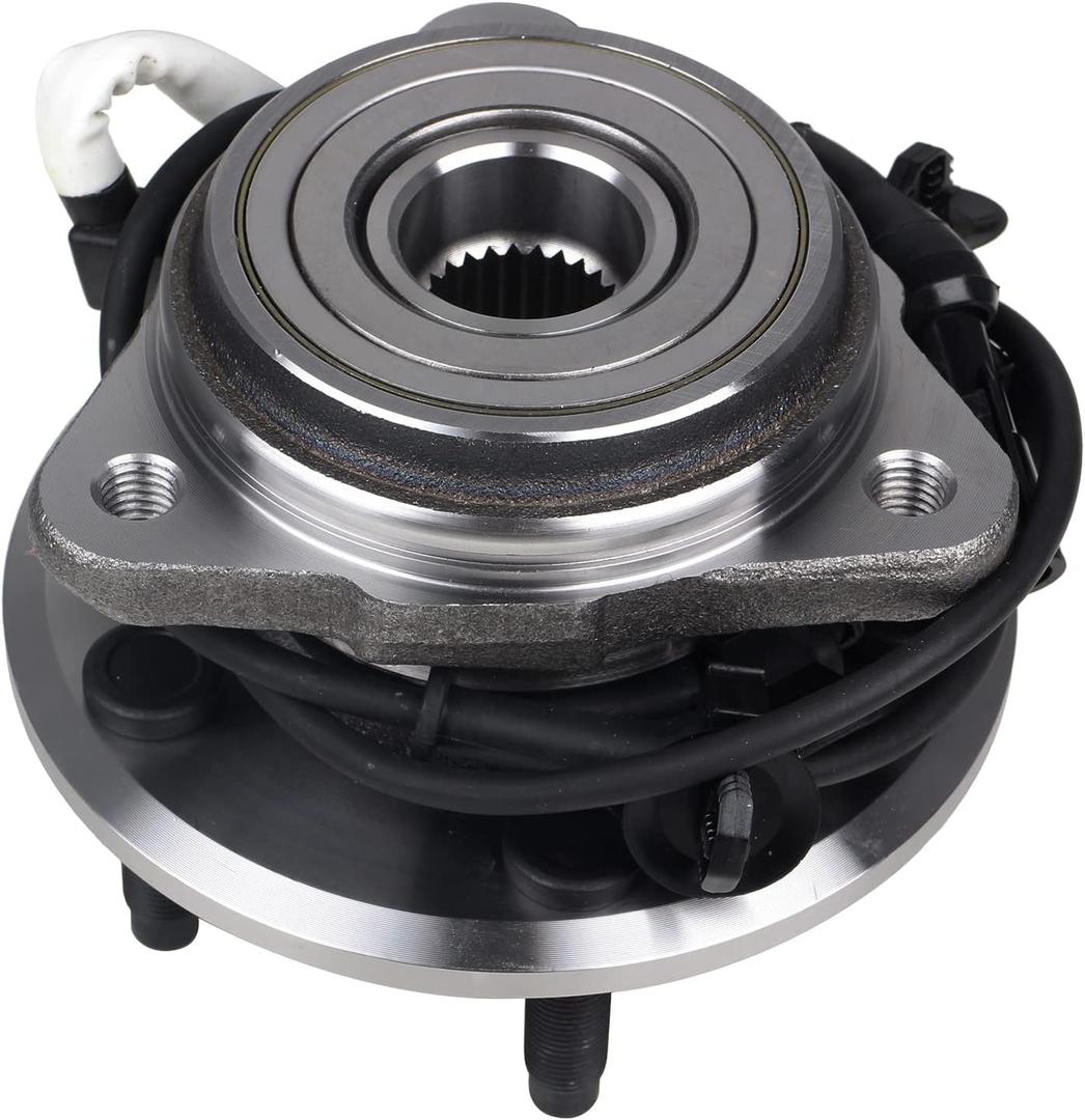 KUSATEC 515003 Front Wheel Hub and Bearing Assembly Fit for Ford Ranger Explorer, Mercury Mountaineer, Mazda B3000 B4000, 5 Lug w/ABS