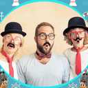 Landhoow 33 Pcs Funny Photo Booth Party Assorted Photo Booth Kit Props Costume Accessories Set, Captain Hat Funny Glasses for Wedding Props Birthday Parties Family Photos Booths Carnival Party