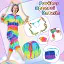 Adult Women Onesie Set for Halloween, Cute and Easy Adult Halloween Costume Funny Fiesta Outfits (M)