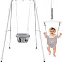 2 in 1 Baby Jumper with Swing, Indoor and Outdoor Use, Baby Jumpers and Bouncers
