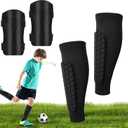 4 PCS Toddler Soccer Shin Guards, Soccer Shin Guards Shin Pads, Calf Compression Sleeve with Honeycomb Pads for Kids Youth Adult for Football Taekwondo Baseball Protective Gear (Medium)