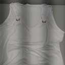 Women's V Neck Tank Top Casual Sleeveless Shirts Cute Summer Tees (White)