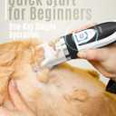 oneisall Dog Shaver Clippers Low Noise Rechargeable Cordless Electric Quiet Hair Clippers Set for Dogs Cats Pets