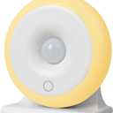 WADERA Motion Sensor Night Light, Rechargeable Motion-Activated Night Light | Warm Light, Cordless 2000mAh Battery Operated, Stick On Lights，Magnetic Portable LED with5 Adjustable Brightness Levels