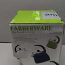 Farberware Dome Tea Kettle, Whistling Teapot, Porcelain Enamel on Carbon Steel, BPA-Free, Rust-Proof, Cool Handle, 3 qt, 12 Cup Capacity, Granny Apple