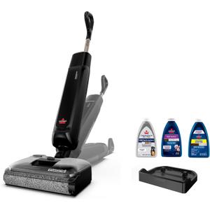 Bissell CrossWave Reach Plus Wet Dry Vacuum and Mop, 4506F Vacuums, mops, and sanitizes together, self-dries in a hot air dock, and reaches flat under furniture and to the edge