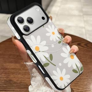 MOWIME Compatible with iPhone 17 Pro Wallet Case with Card Holder