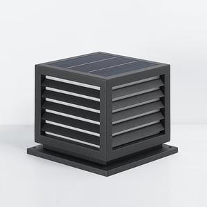 Fence Post Cap Lamp, Solar Gate Pillar Light, Outdoor Garden Decoration Lighting Fixtures, European Style Modern Exterior Column Lamps, Villa Courtyard Stigma Light Lantern, for Patio Porch 10"