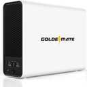 GOLDENMATE 1000VA/800W Lithium UPS Battery Backup and Surge Protector, Sinewave UPS System with LiFePO4 Battery(230.4 Wh), 2025 Upgraded Pro Ver. with Communication Port, 8 Outlets, LCD Display, White