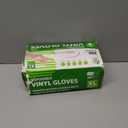 Disposable Vinyl Gloves, Food Safe, Latex-Free Powder-Free Clear Plastic Gloves for Cooking, House Clean, Food Prep XL