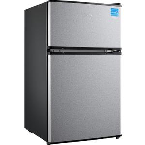 Midea 3.1 Cu.ft Mini Fridge with Freezer, Energy Star Certified, for Dorm, 3.1 cubic feet