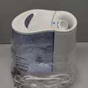 Vicks Warm Mist Humidifier Filter-Free 1-Gal Tank, Auto Shut-Off, Night Light, VapoPad and VapoSteam Compatible (White)