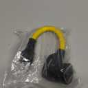 Kanayu 20 Amp to 30 Amp RV Generator Adapter Cord Compatible with NEMA 5-20P to TT-30R 20 Amp 3 Prong Generator to 30 Amp 3 Prong RV Power Adapter with Handle, STW 12 AWG/3C, 12 Inch ETL Listed