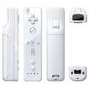 TIANHOO Remote Controller for Wii & Wii U, with Silicone Case and Wrist Strap, 2 pack (White)