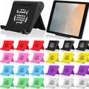 Qunclay 24 Pcs Employee Appreciation Gift Bulk Desktop Cell Phone Stand Holder for Desk Motivational Tablet Stand Thank You Gift for Team Office Coworkers Staff Nurse Week Teachers (Multicolor)