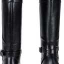 Vepose Women's 949 Knee High Boots,Tall Riding Boots Low Heel with Wide Calf and Wide Widths (8.5)