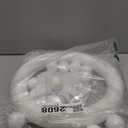 LED Light-Up Halloween Ghost Wreath, 12 Glowing White Ghost Garland, Halloween Ghost Wreath, Spooky Indoor & Outdoor Hanging Decoration for Front Door, Wall, Party