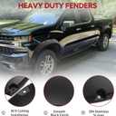 YITAMOTOR Fender Flares Kit Compatible with 2019-2026 Chevy Silverado 1500 (Excl. 2019 LD), Pocket Bolt-Riveted, Paintable Wheel Flares, 4 Pcs