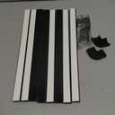 113.4in Cord Hider Kit, Cord Covers for 2-4 Wires on Wall, Self-Adhesive Cable Hider Wire Covers for Cords on Wall, Easy Set-up Cord Hider for Walls Mount Tv, Cable Cover Raceway, W0.95 H0.55in, Black