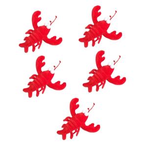 EXCEART 5pcs Crawfish Hairpin Lobster hair clip Cartoon hair clip kid hair clips women's hair clips Hair Barrette For Girl Clips For Hair Crab hair accessories Headband decorate child (1 Count (Pack of 1))