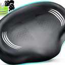 Bike Seat Noseless Wide Bicycle Seat for Women Men, Bike Seats Cushion Comfort for Big Butt, Multiple Fit Saddle for Peloton, Electric, Exercise, Cruiser Bikes