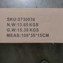 7 Drawers Dresser - Black Dressers with Open Shelf - Small Dresser for Bedroom - Living Room, Entryway, Closets 108X35X15 CM