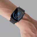 Compatible with Amazfit GTS 2 Hard PC Case with Tempered Glass Screen Protector Cover Resistant Impact shockproof Protective (6pack)