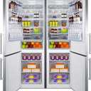 29 inch Refrigerator Gap Filler, Decorative Refrigerator Grill, Black, Made In The USA